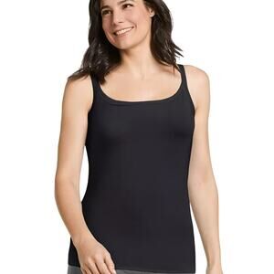 Jockey Women's Elance Supersoft Camisole Black Size Medium Tank Top Cami 2074